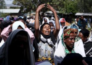 Oromo  mothers mourning